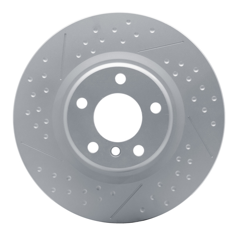 BMW M235i xDrive Brake Rotor (1) - Rear - R1 Concepts - Carbon Alloy GEOMET Dimpled & Slotted - `12-`20